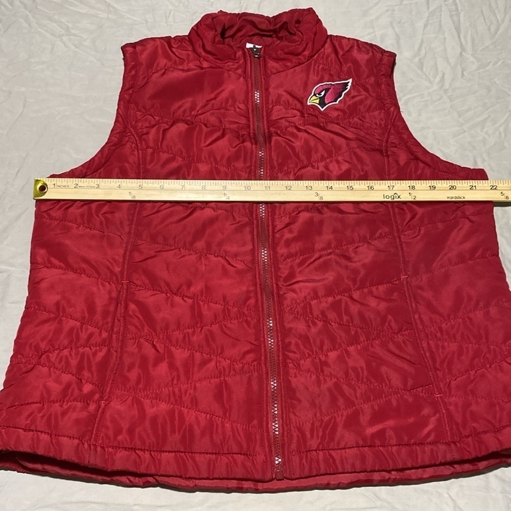 NFL Arizona Cardinals women’s puffy vest size X-Large - Picture 5 of 8